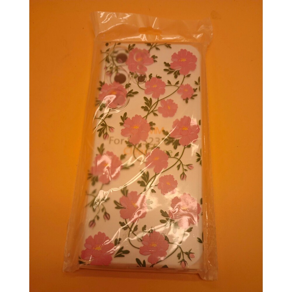 Floral Pink Flower Fitted Case/Skin For Samsung Galaxy S23 Ultra Protective Skin